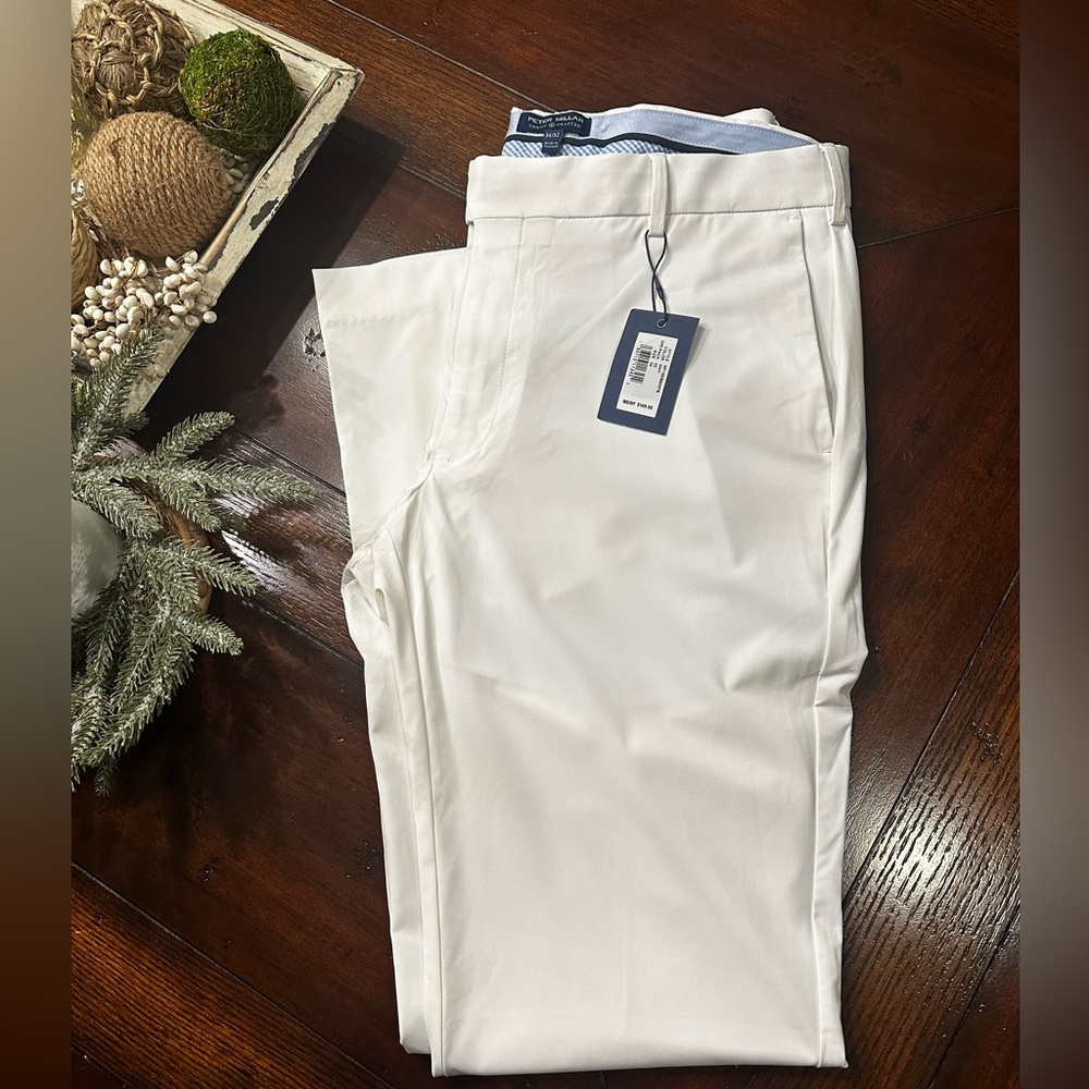 Brand New Peter Millar 32x34 White Pants